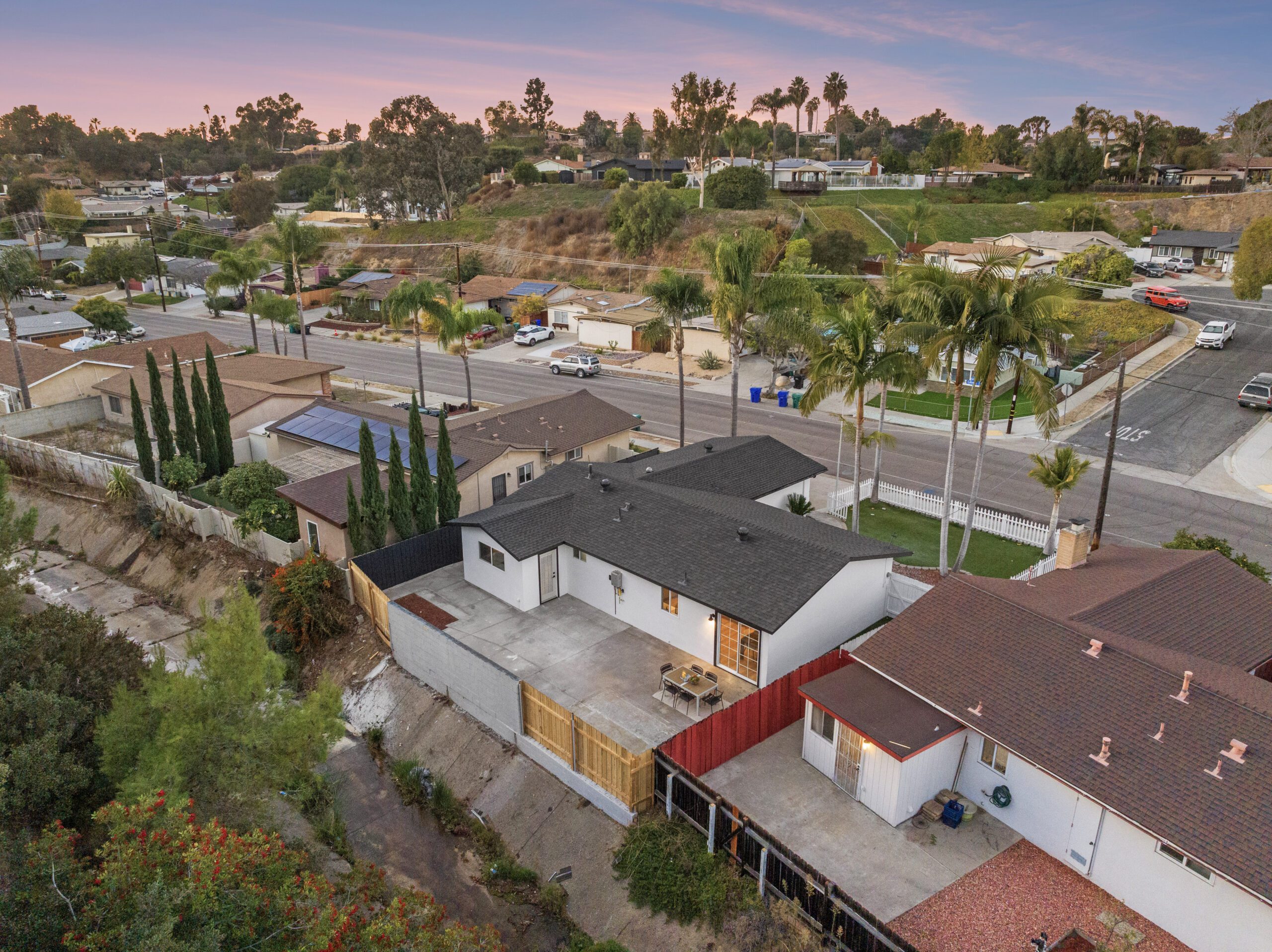 aerial view of Clairemont