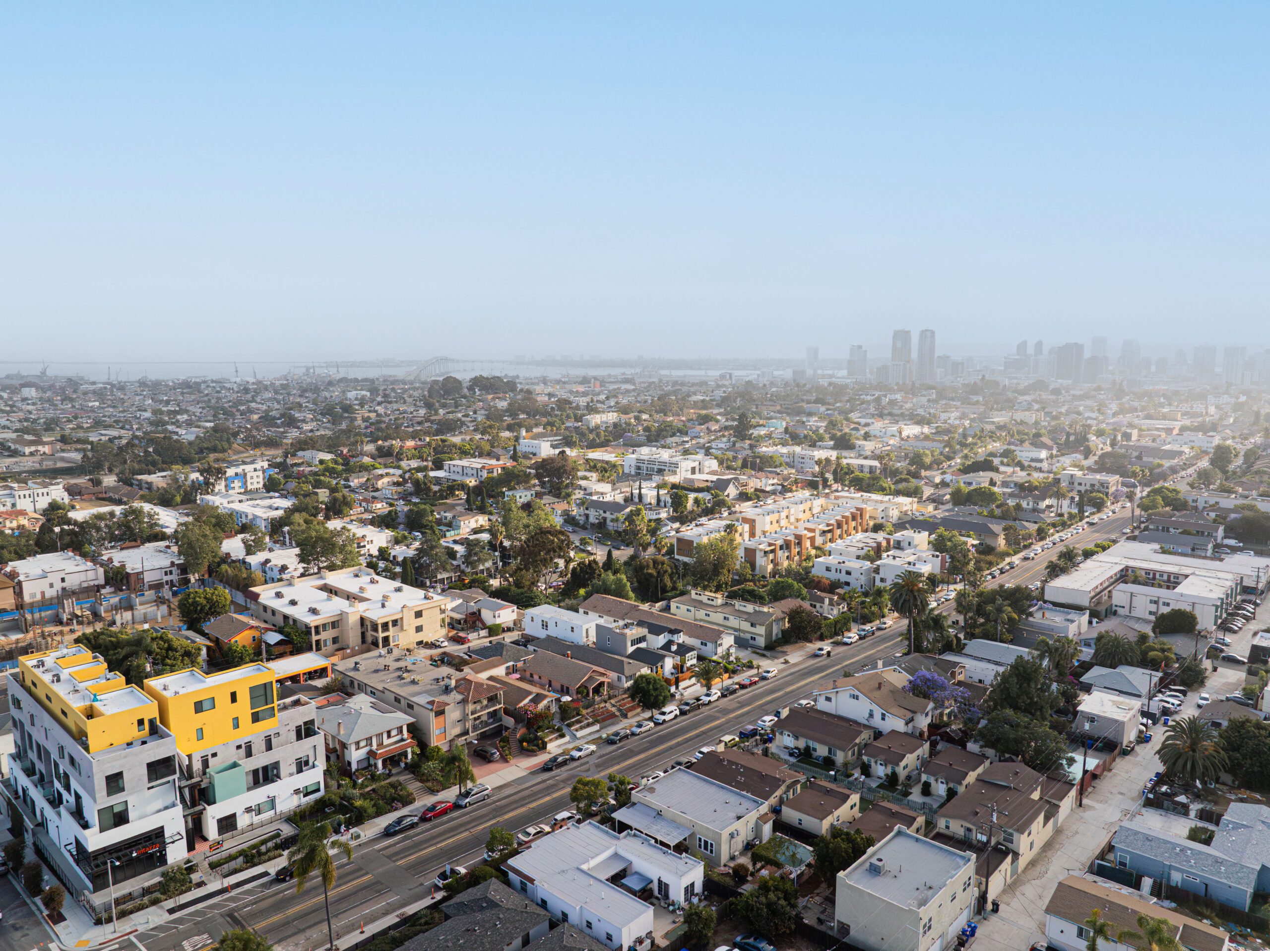 Aerial view of Golden Hill/South Park