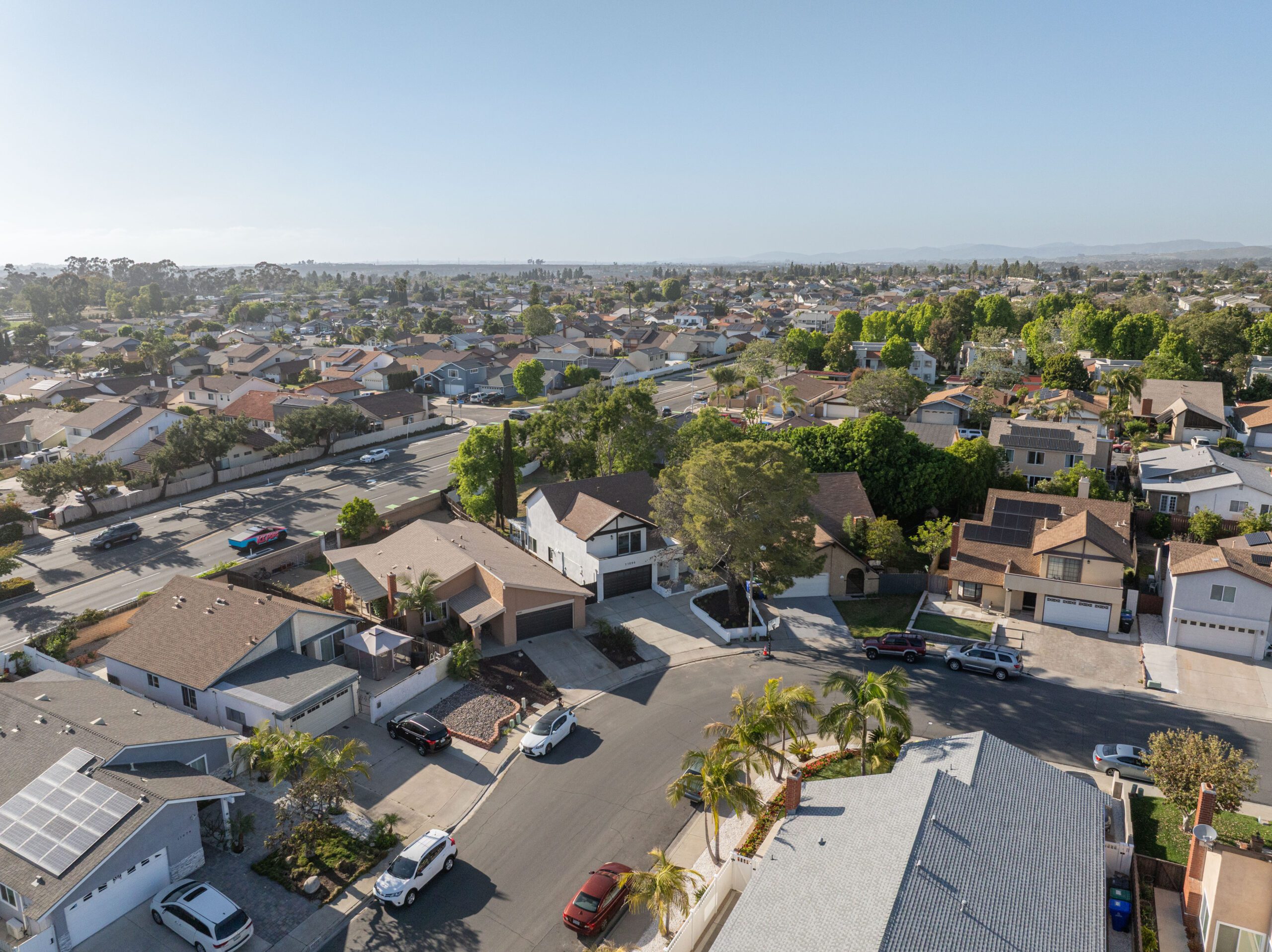 Aerial view of Mira Mesa