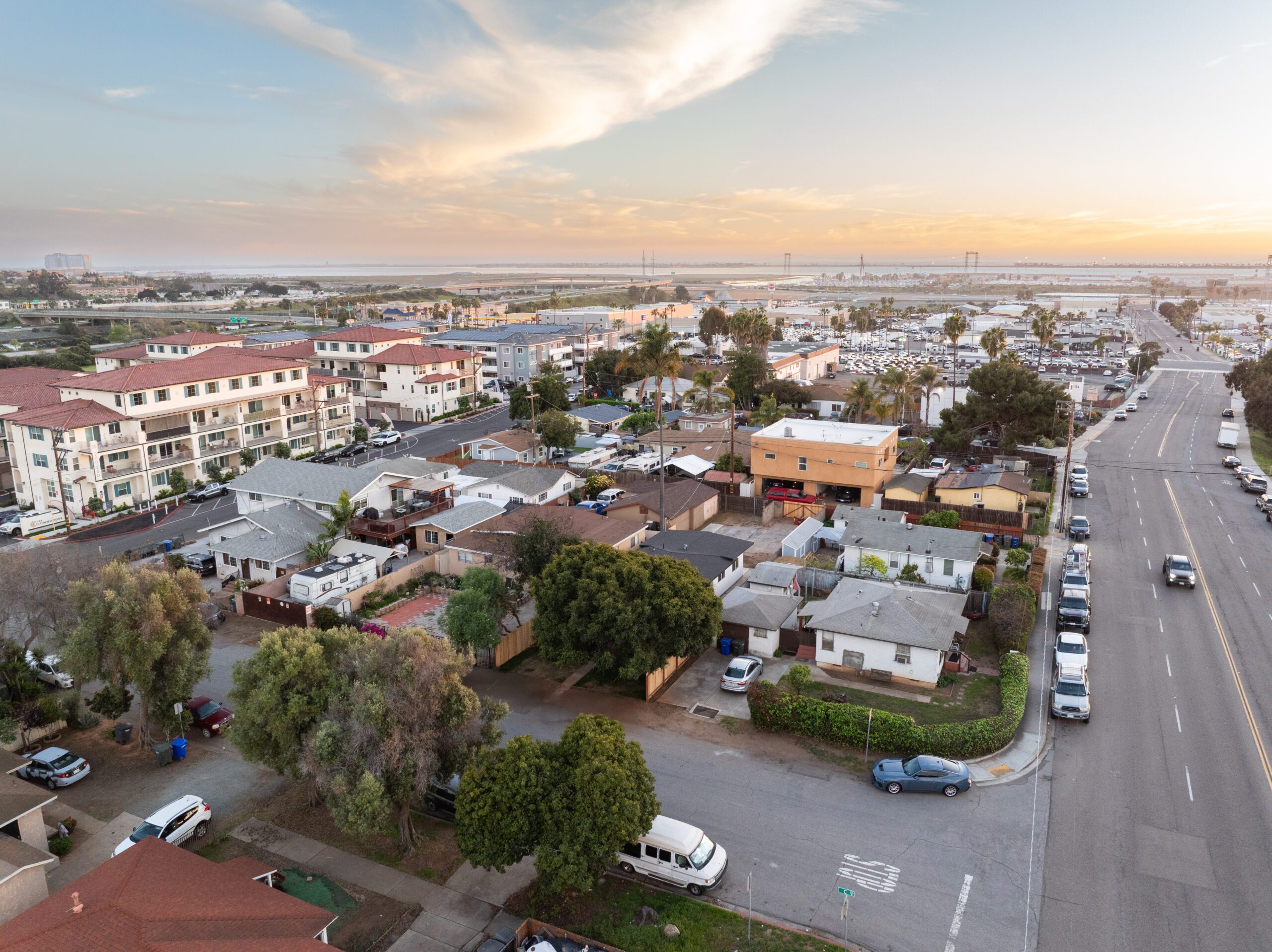 Aerial view of National City