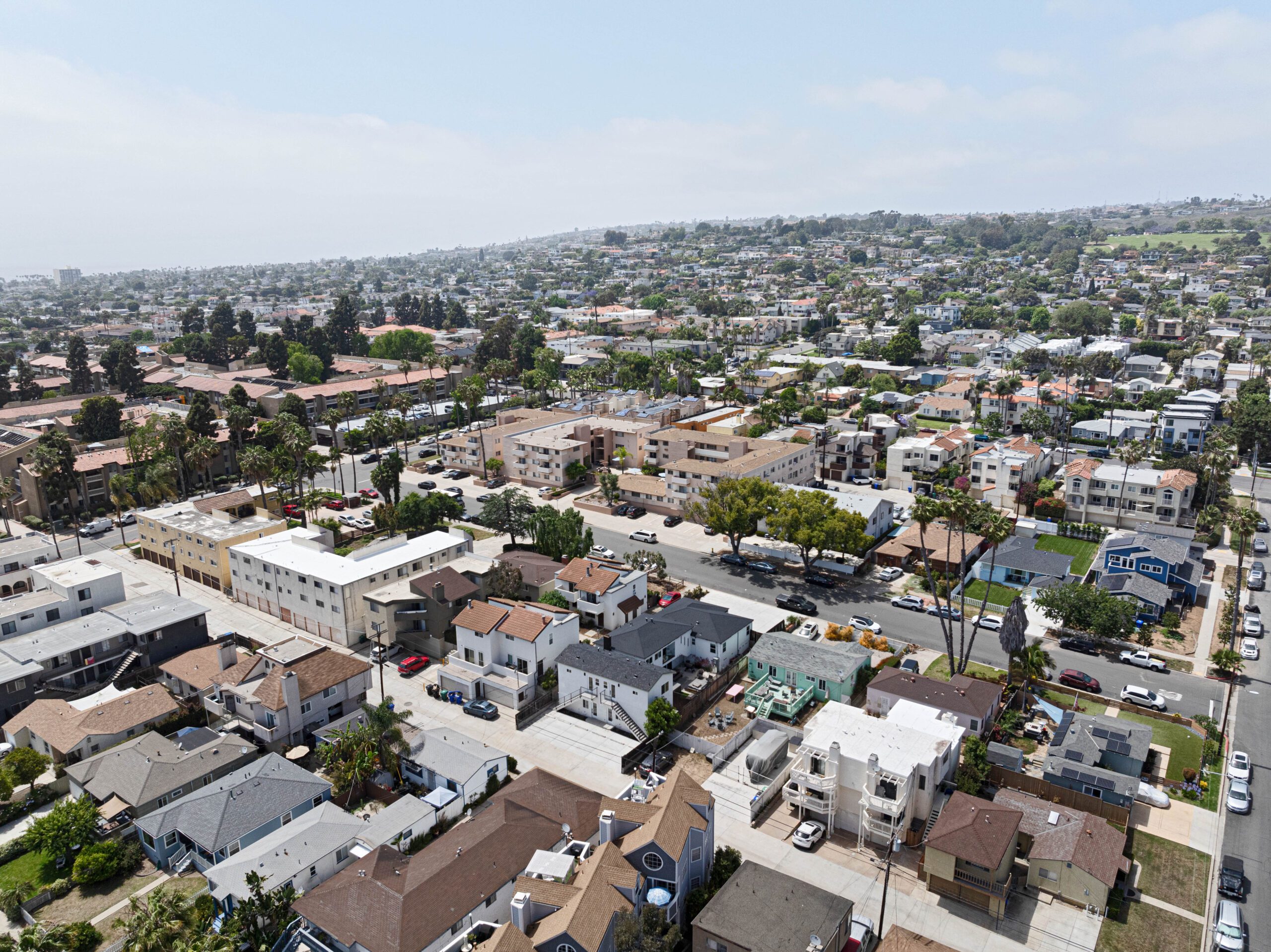 Aeiral view of Pacific Beach