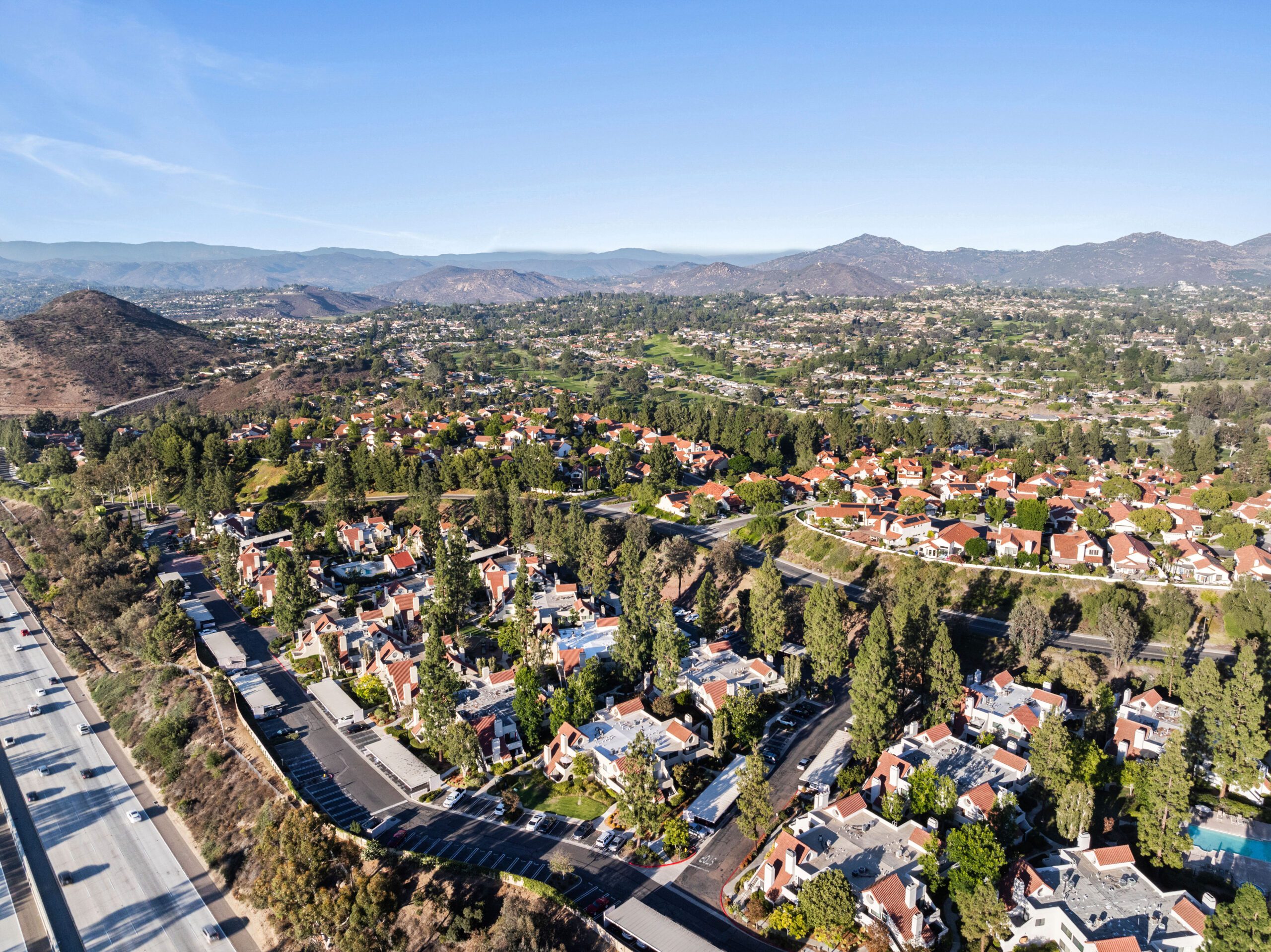 Aerial view of Rancho Bernardo