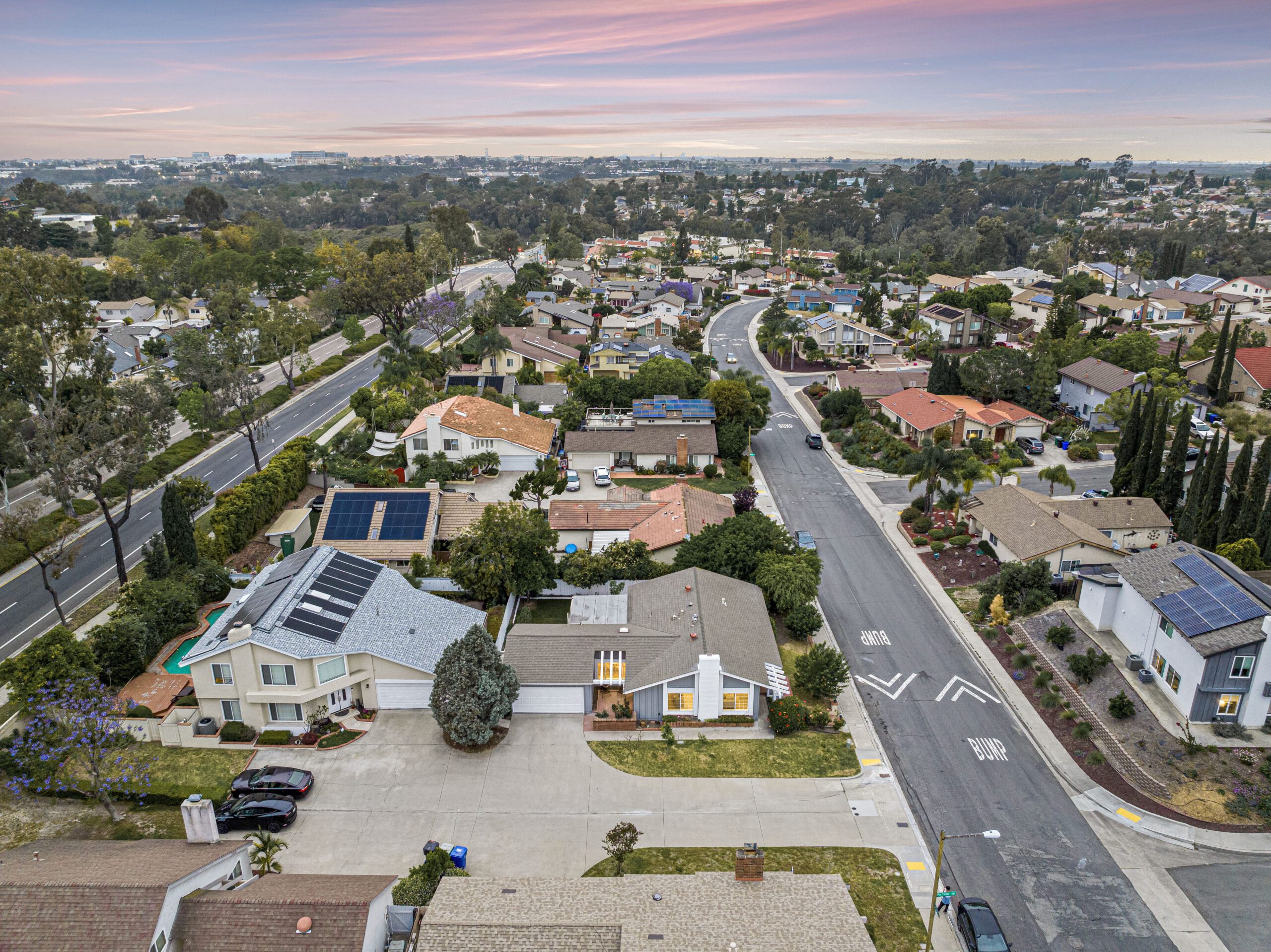 Aerial view of Tierrasanta