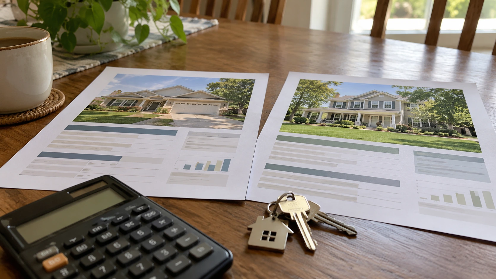 Homeowner comparing an as-is offer for a San Diego house