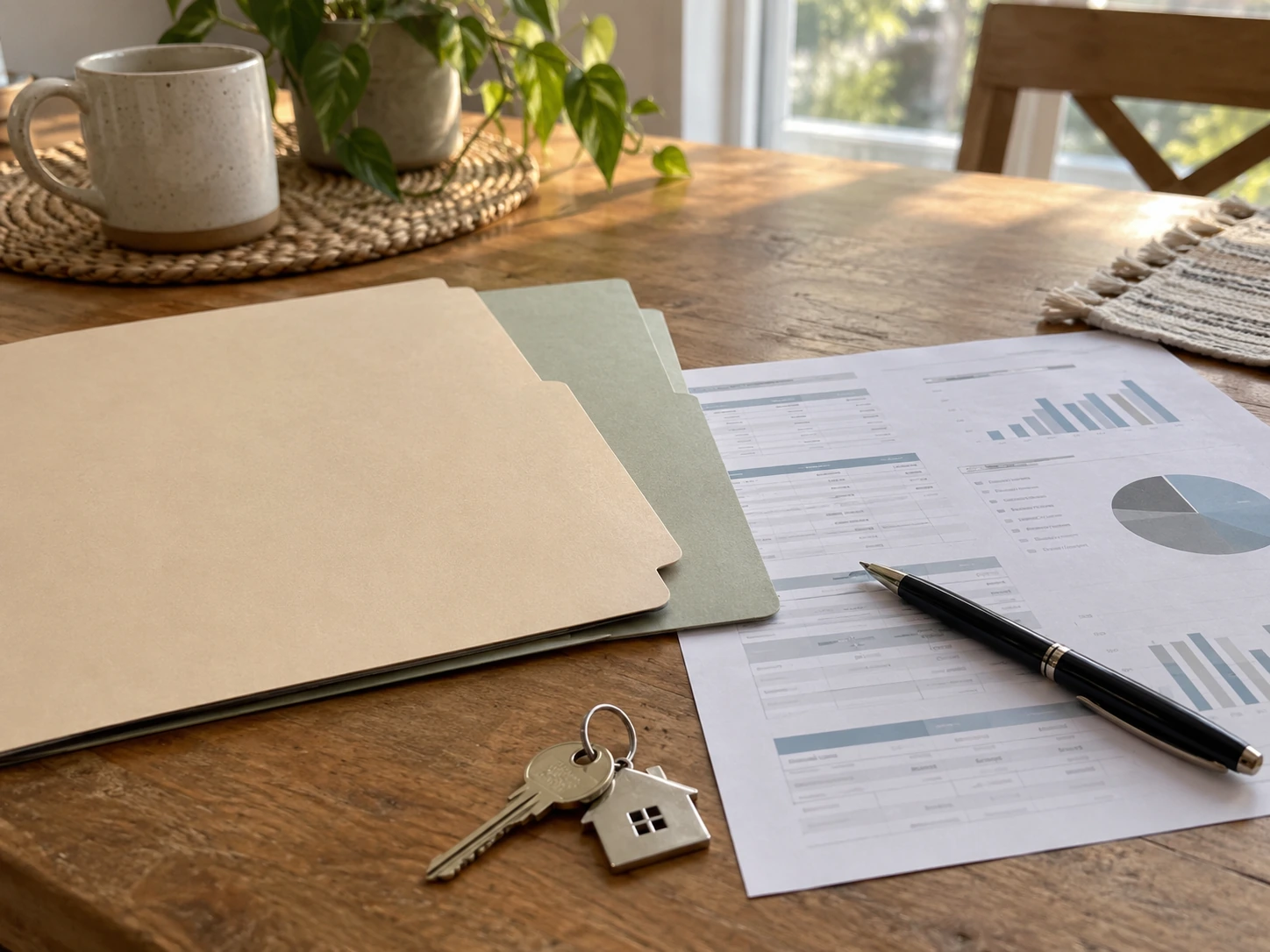 Home sale documents prepared for a San Diego divorce property decision