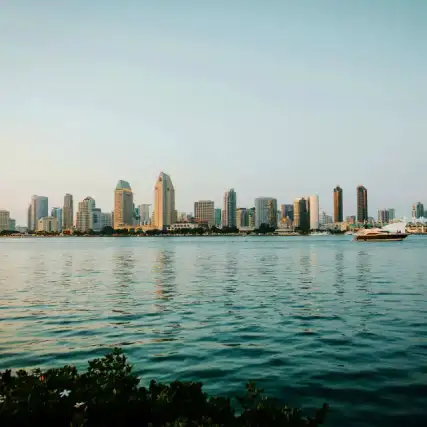 San Diego Skyline From Water